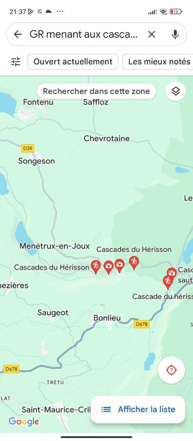 La P'Tite Maison Bois Du Herisson Menetrux-en-Joux Buitenkant foto